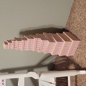 Pink stripe boxes
